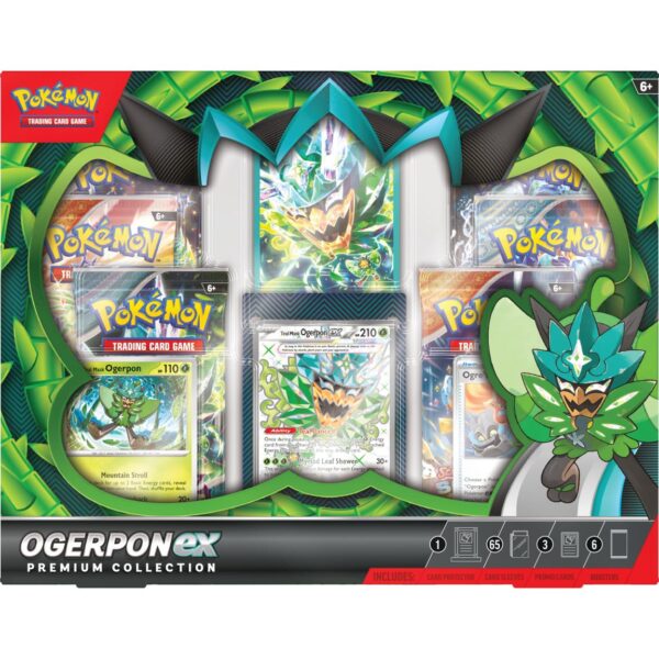 Trading Card Game Ogerpon ex Premium Collection – Official TCG Product