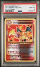 Trading Card Game Charizard 2016 XY Evolutions Reverse Holo #11/108 PSA 8 – Official TCG Product