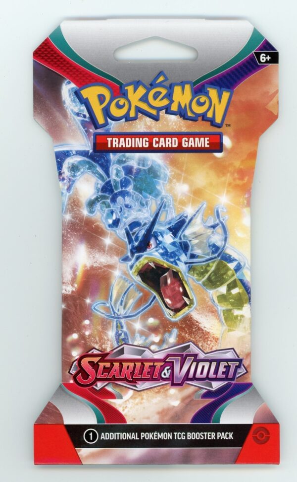 Trading Card Game Scarlet and Violet Sleeved Booster Pack Case – Authentic Japanese Cards