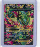 Trading Card Game Mega Rayquaza EX Roaring Skies Full-Art #105/108 – Official TCG Product