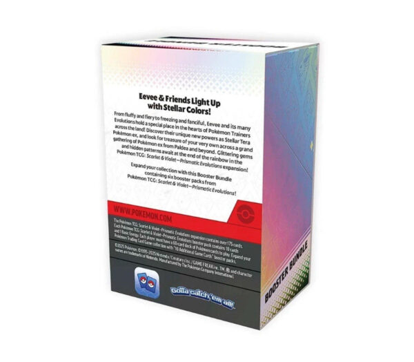 Trading Card Game TCG Scarlet and Violet - Prismatic Evolutions Booster Bundle – Official TCG Product - Image 3